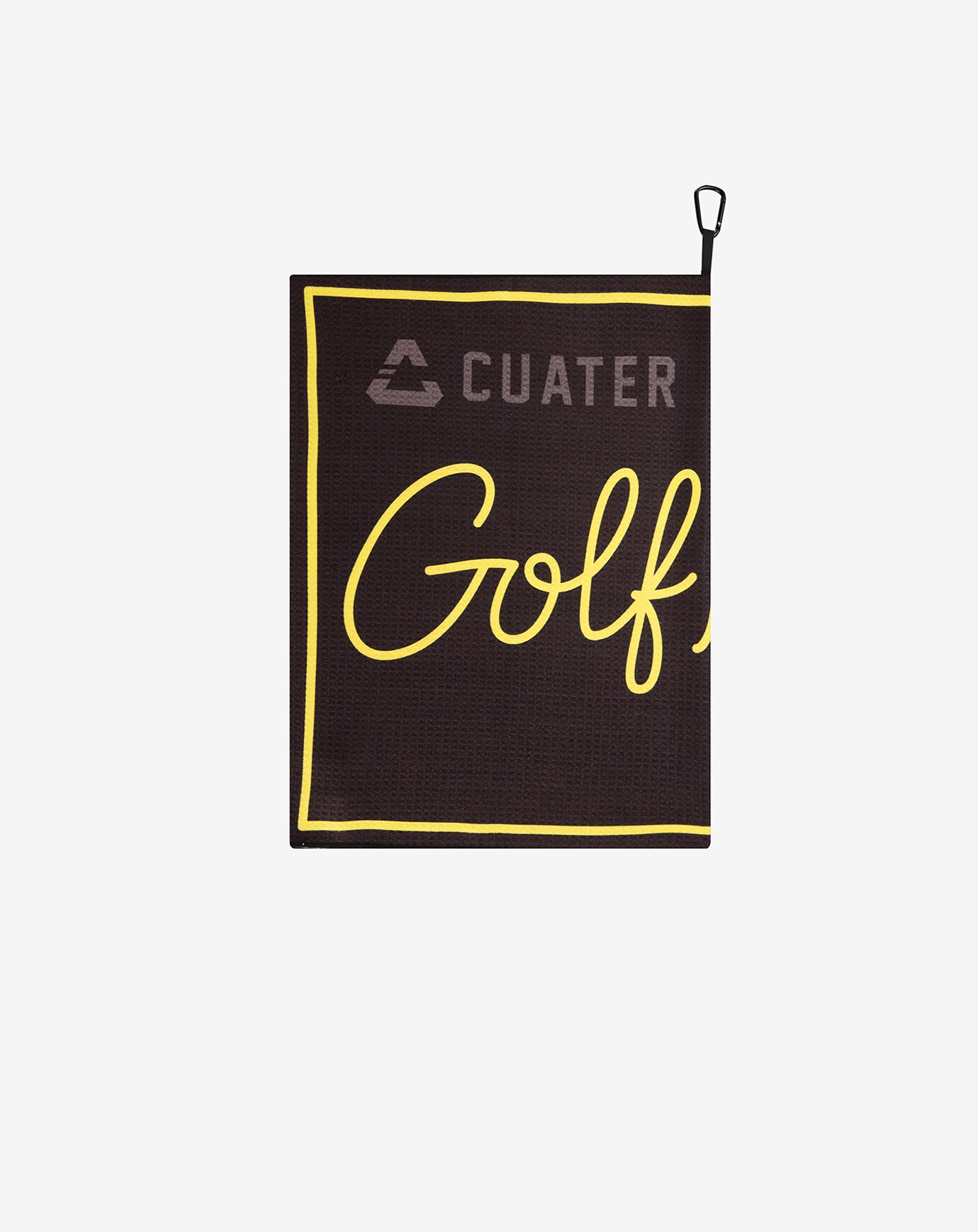 CUATER HOLD THE MUSTARD GOLF TOWEL 1
