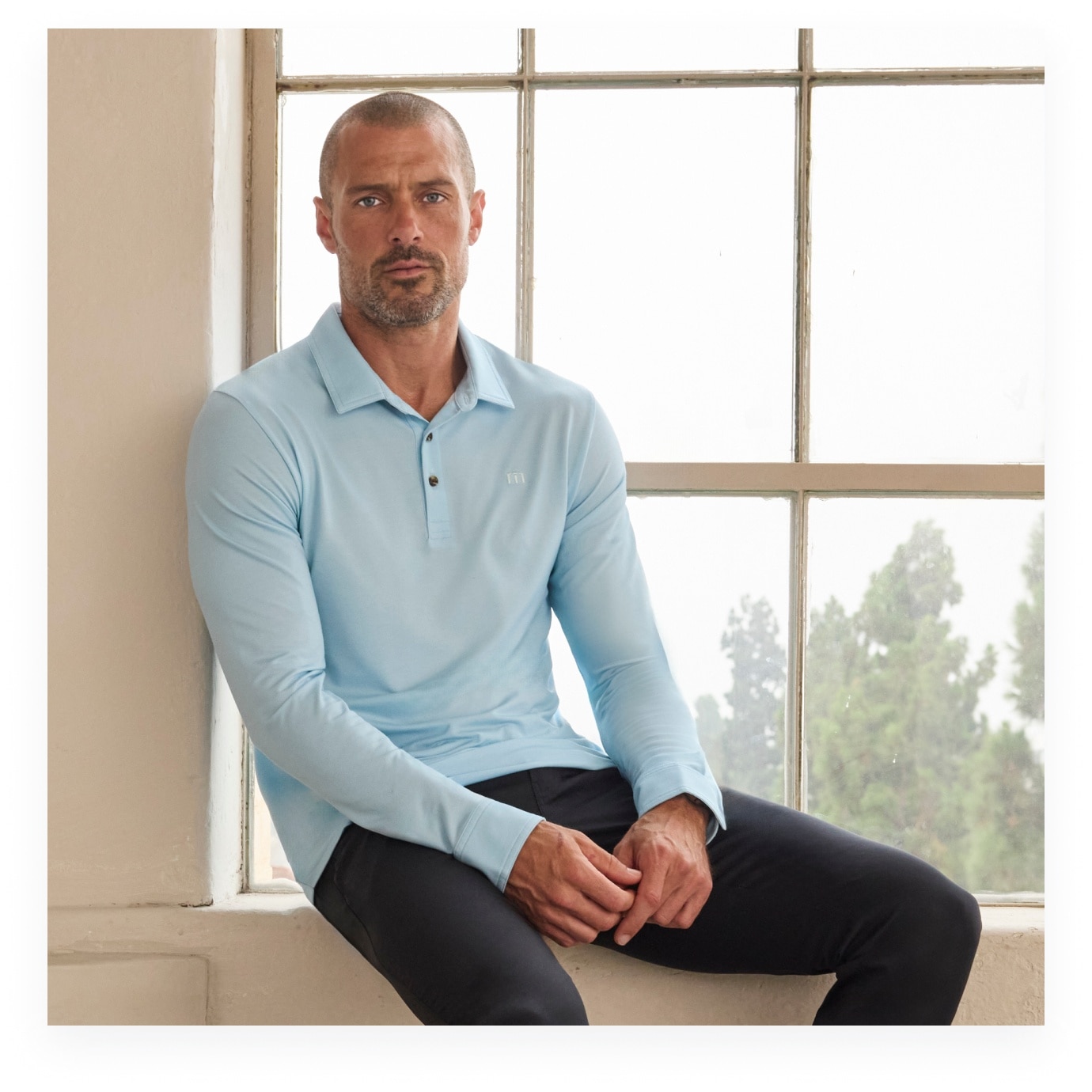 Long-Sleeve Polos
