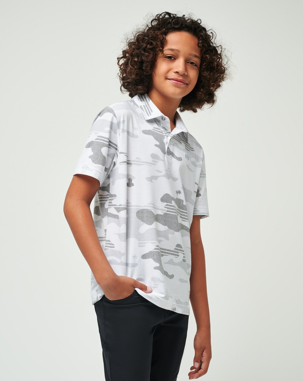 HEATER CAMO YOUTH POLO 1