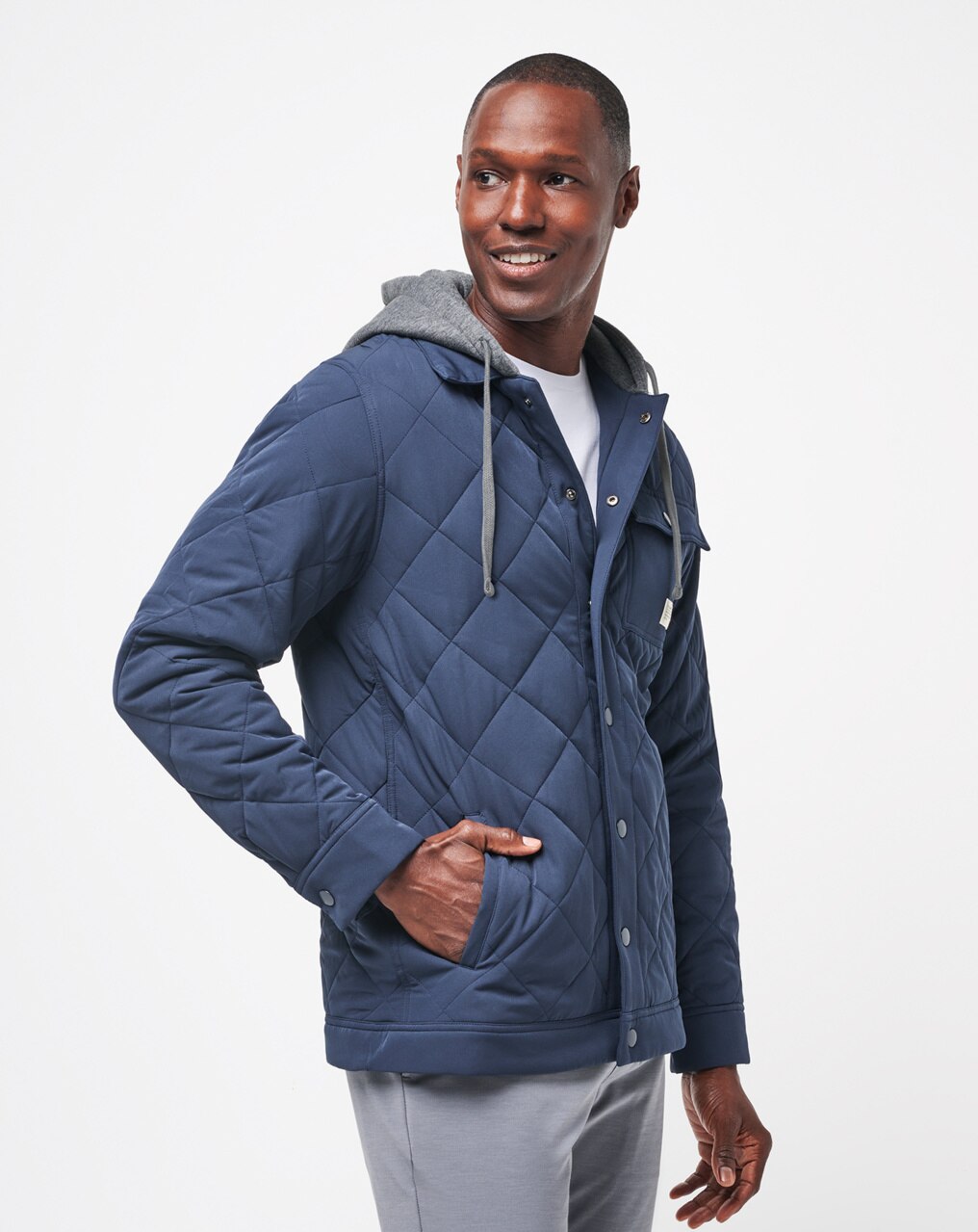 GREY WAVE QUILTED JACKET 1