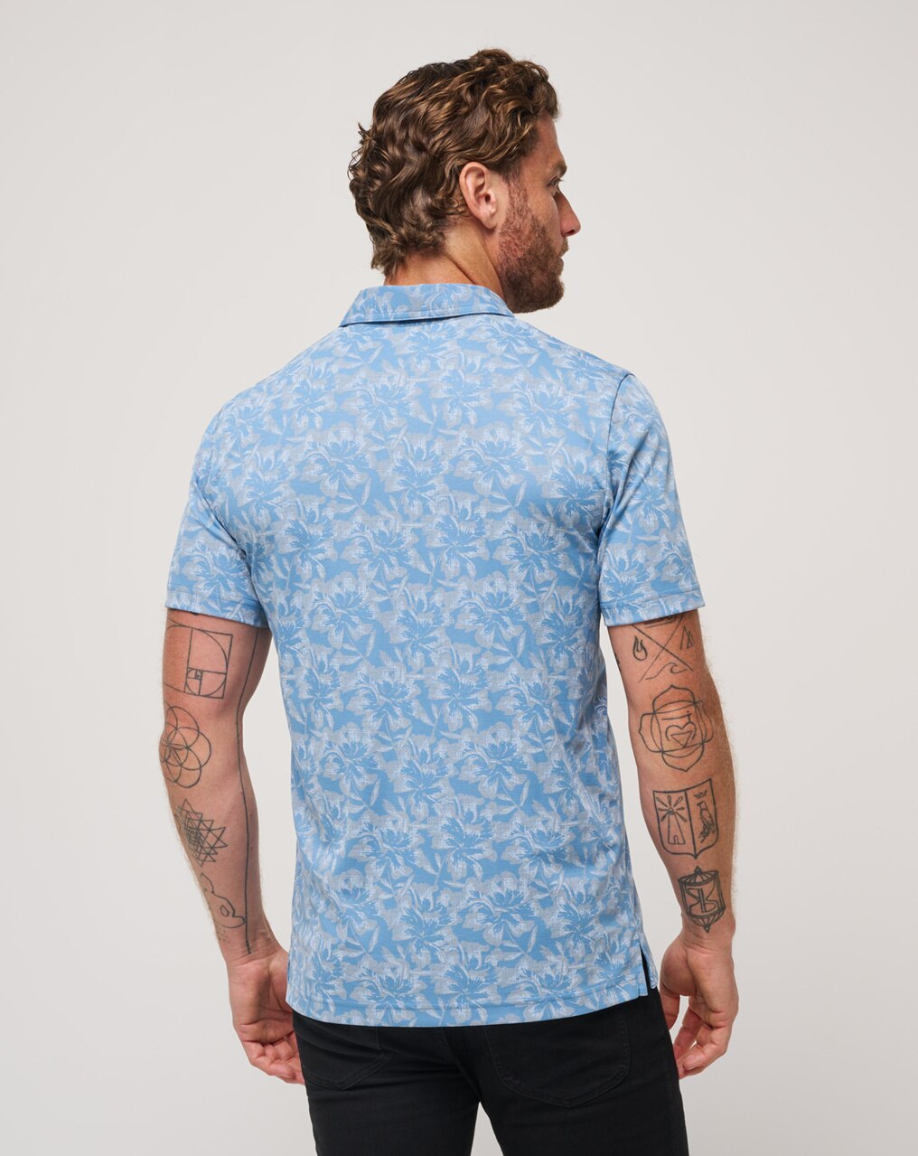 FIVE OH POLO AOP POLO SHIRT 2