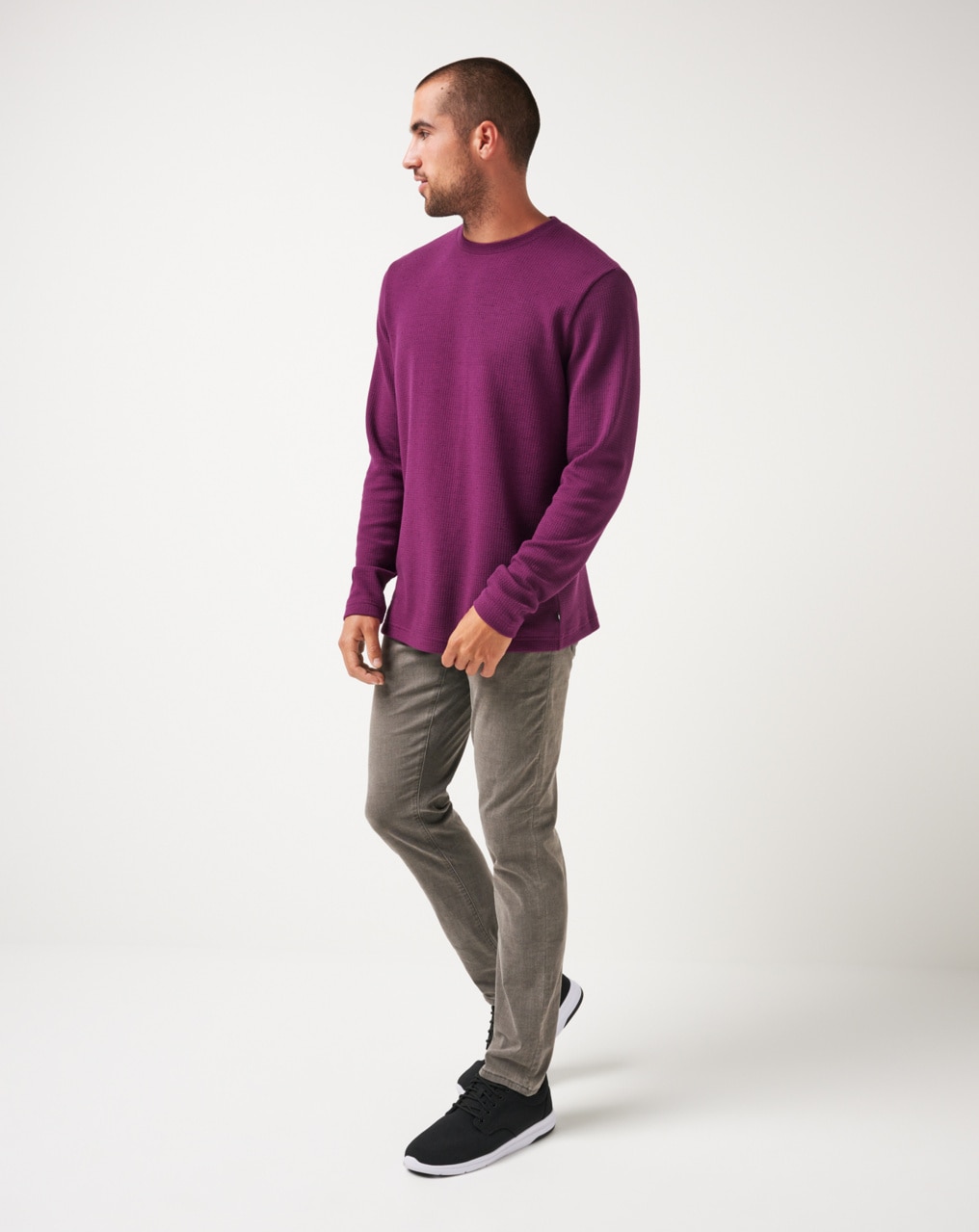 BURNLEY FC CLOUD WAFFLE CREWNECK JUMPER 4