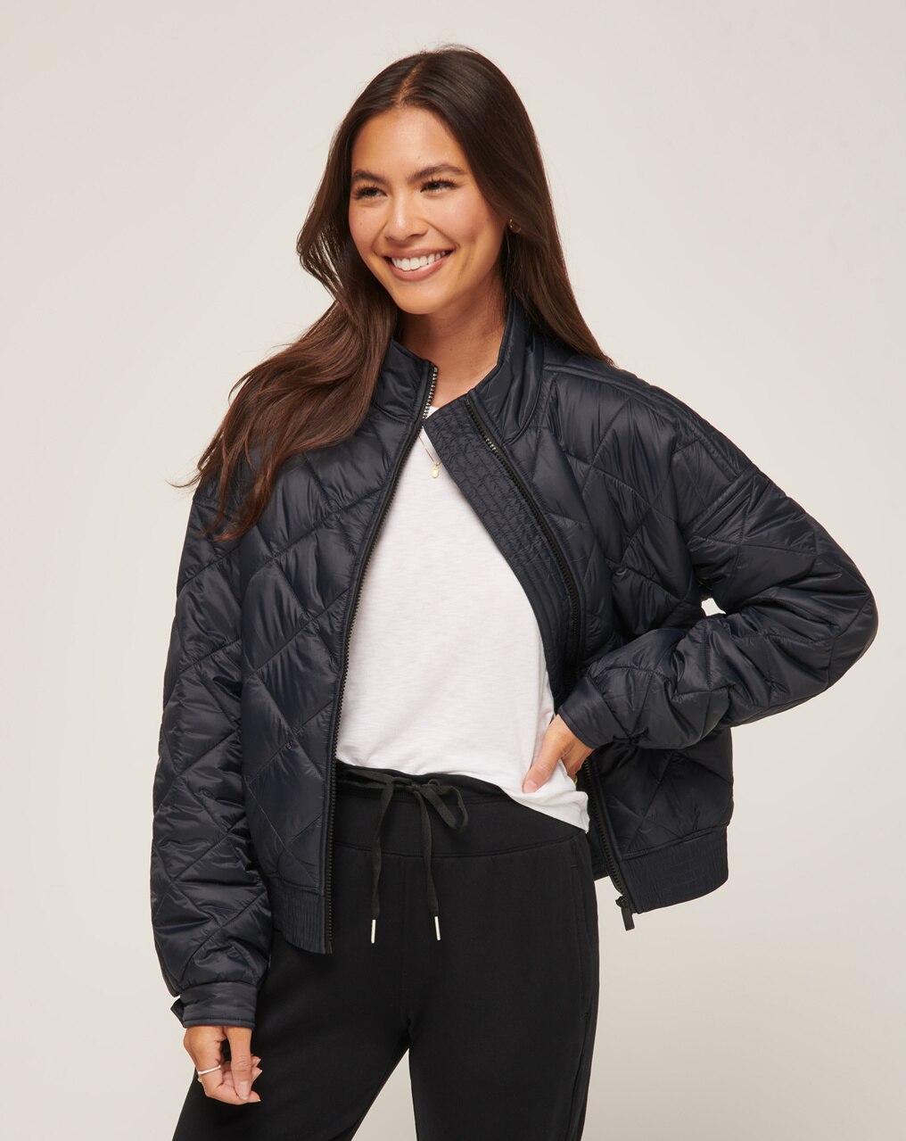 LIGHTS AT NIGHT QUILTED JACKET 1