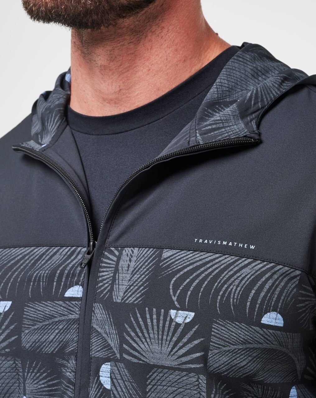 TECH HOODIE STRIPED FULL ZIP 3