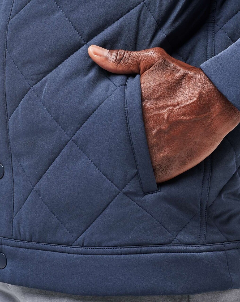 GREY WAVE QUILTED JACKET 4