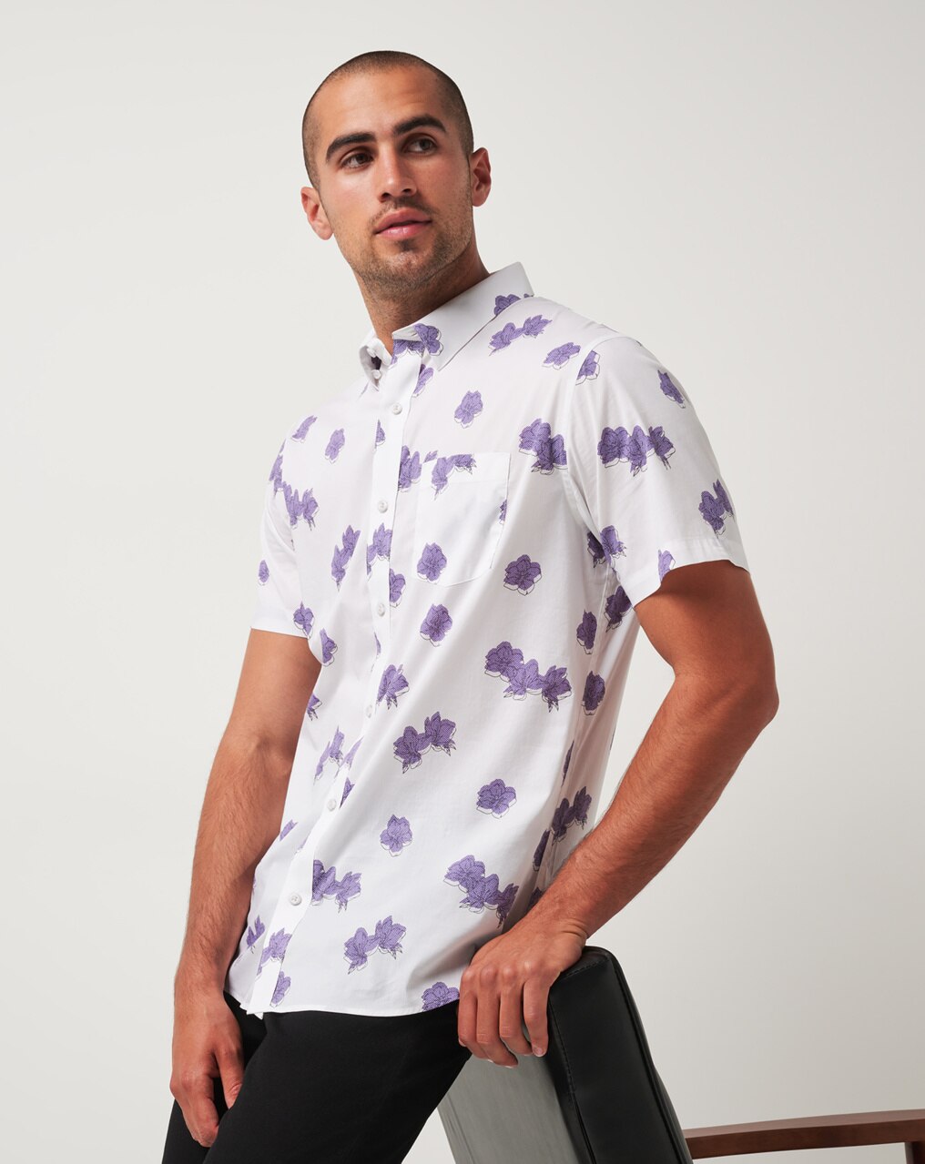 HIT THE BOOKS BUTTON-UP 4
